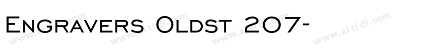 Engravers Oldst 207字体转换